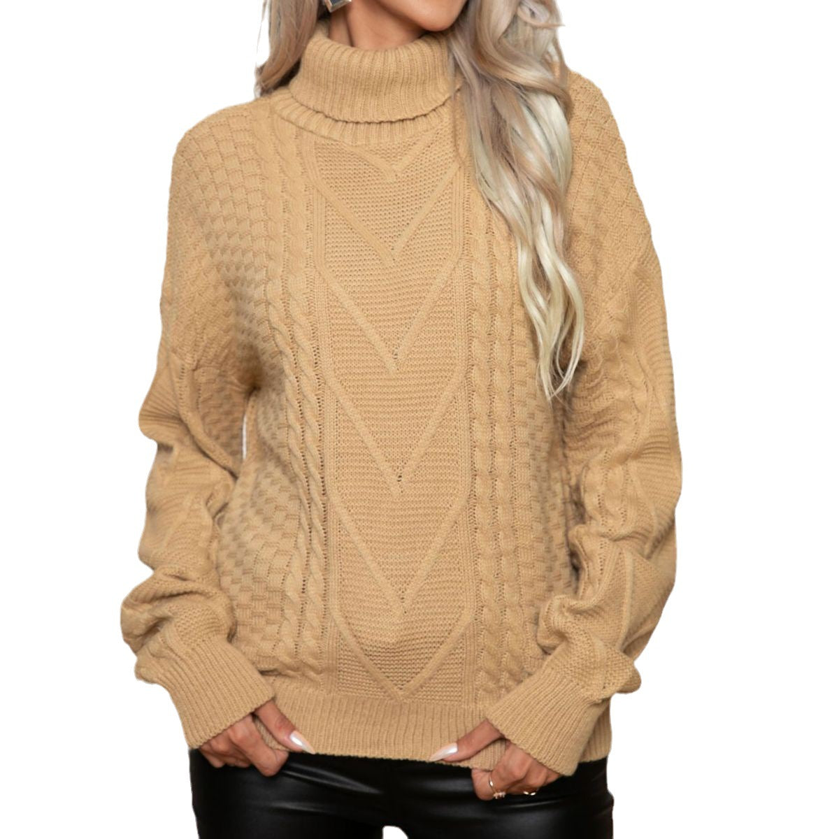 Women's Twisted Loose Long Sleeved Sweater